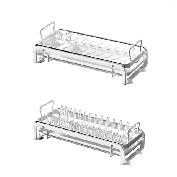 Cucina Punteggio per la cucina Organizzatore dell'organizzatore cassetto dispensa con vassoio per scarico per il banco dell'armadio desktop