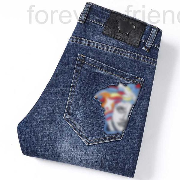 Jeans masculino Spring and Summer New Beautiful Jeans Counter Cattle's Calça 7o2k