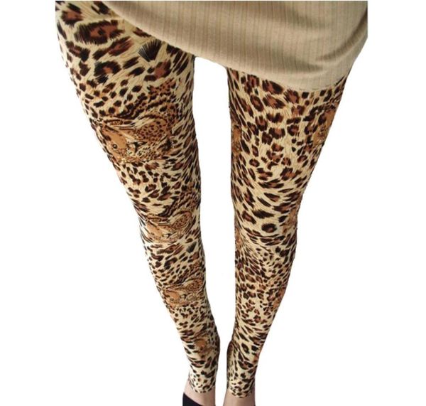 Leggings leopardo estivo stampare pantaloni attillati magri leggins 2018 gambe elastico femminina punk rock rock workout 8997166