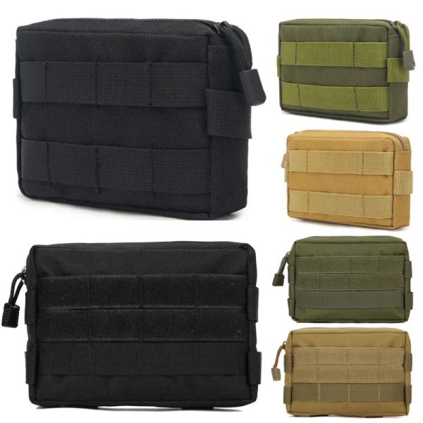 Packs Outdoor Military Molle Utility EDC Tools Taille Pack Tactical EDC Organizer Pouch Airsoft Hunting Bag Telefonhalter Hülle Tasche