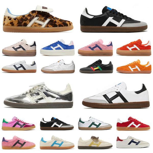 Designers sapatos para homens mulheres goma cinza og 00s sapato spezial tênis preto branco brilhante rosa escuro