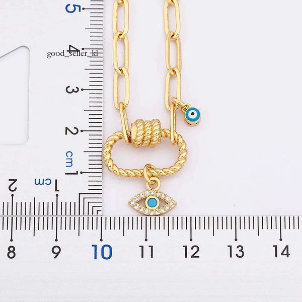 Vendita calda classica 14k giallo zircone zircone originale originale malvagio braccialetti perle gigantesche gioielleria femminile regalo 508