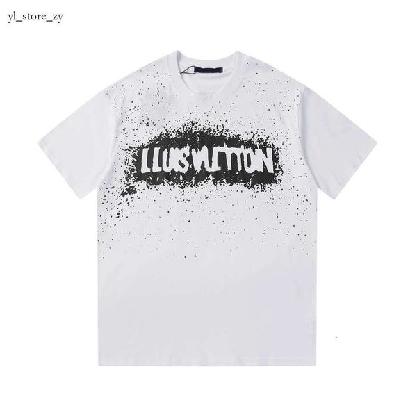 Louies Vuttion Shirt Men Size de Louies Vuttion Swewelts Cotton Mens Mens T-shirt bordado de alta qualidade Polyester Men Louies Tir. 6931