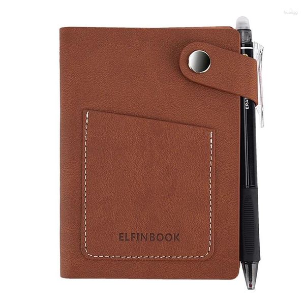 Mini Smart wiederverwendbares löschbares Leder -Notebook -Taschenbuchhandplaner Daily Journal Note Book Business Notepad