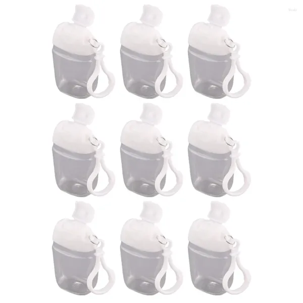 Garrafas de armazenamento 9 PCs Flipt Bot Bottle with Hook Hand Lotion Dispensador