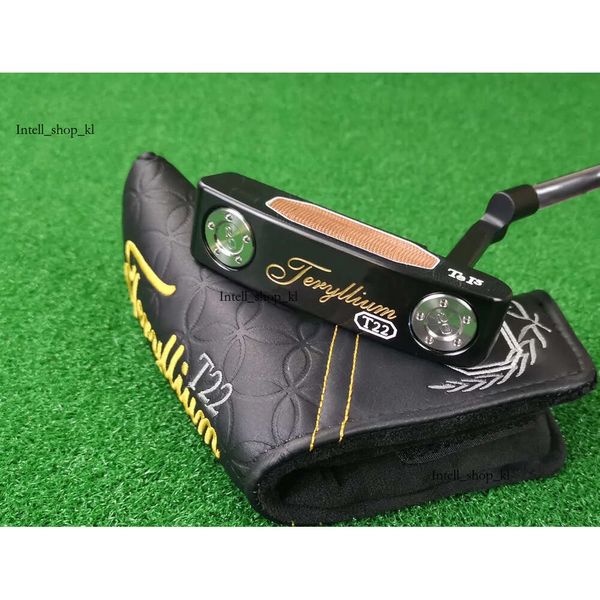 Putter Designer Super Select FedEx/UPS T22 Golf Putter com capa de cabeça 100% 5 estrelas Classificação de golfe Clube Real Fotos Real Seller 2pcs Get Big Desconts 687