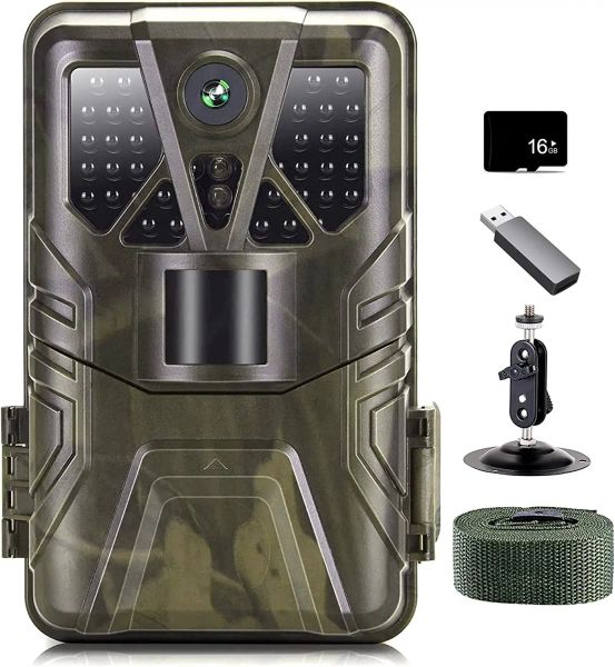 Камеры камеры дикой природы 36 -мегапиксельная игра HD Game Camera с ночным визированием.