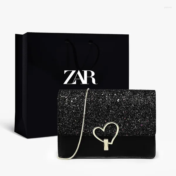 Bag Zar Fashion Schulterhand Frauen Damen Luxus Taschen kleiner quadratischer Abend Kupplung Geldbörse Bolsa Feminina Kette