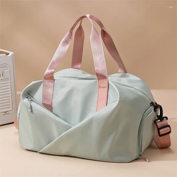 Duffel Bags Oxford Solid Casual Travel Bag Zipper Feminino à venda 2024 de alta capacidade de múltiplos bolsos unissex leve