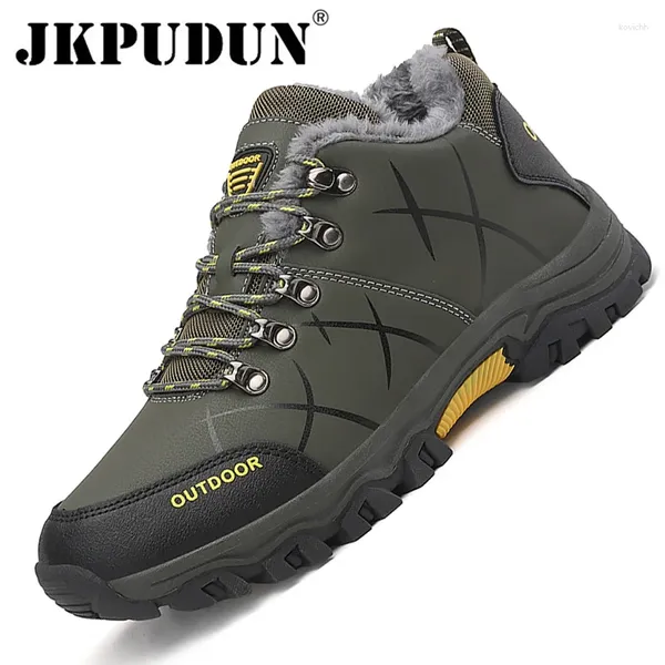 Scarpe da fitness inverno uomini caldi escursionistici sneaker da trekking per trekking per estesi per esterni