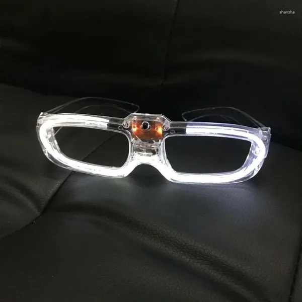 Party -Dekoration 1PCS Kinder Erwachsene LED -Brillen blinken Licht Up Byeglasses Spielzeug Bulk Konzert Geburtstag in dunklen Gefälligkeiten Vorräte Vorräte