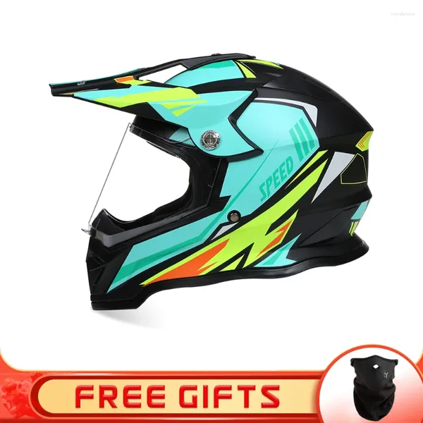 Motorradhelmets Helm Männer Vollgesicht Motocross Kreuzabgroße Offroad Mountain Bike ECE zugelassener Profis Casco