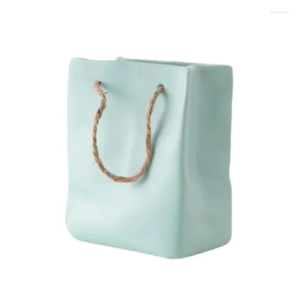 Вазы сумочка ваза керамическая сумка дома