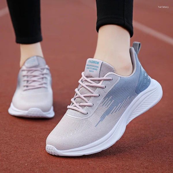 Sapatos casuais Woman Sneakers Casal Running Summer Fashion Anti Slip Halking Mesh Breatability