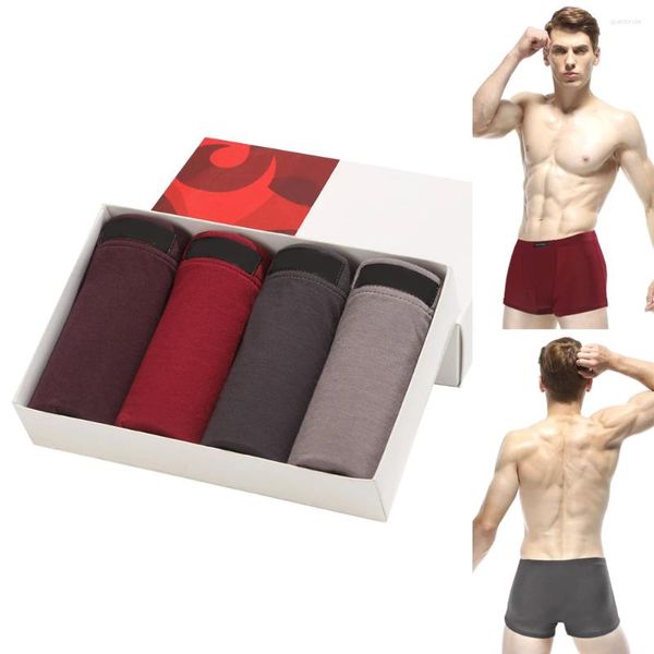 Unterhosen 4pcs/Set atmungsable modal Geschenk Ultradünnen leichten Männern Slips täglich verwenden