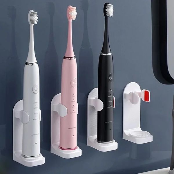 Novo suporte de escova de dentes ajustável por escova de dentes elétrica Base de silicone não deslizamento Mount Mount pincel Rack de adaptação de ferramentas de dentes de dentes de dentes 1. para