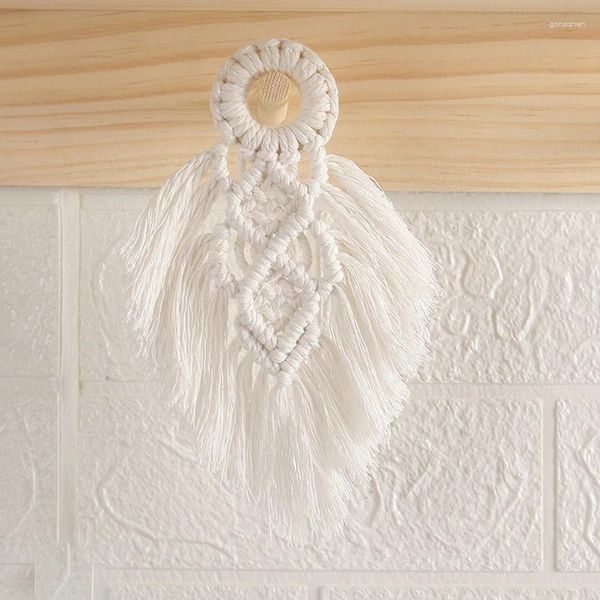Figurine decorative corda muro impiccagione maniglia porta swing macrame per la scuola materna decorazione per la casa x7xd
