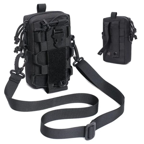 Accessori per caccia di caccia Bottiglia MOLLE bottiglia tattica militare sacca tattica utensili edc pacchetto di gilet outdoor pacco wallte telefono accessori tasca