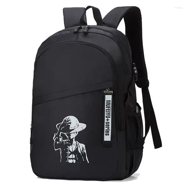 Backpack Fashion Machines Backpacks School Bag Boys para adolescentes Computador para estudantes universitários de grande capacidade