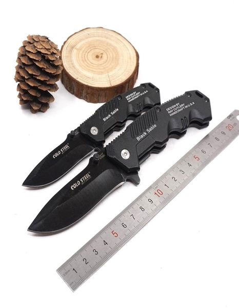 Facas de aço 217 Facas dobráveis Facas de caça tática ao ar livre Camping Camping Rescue Knife 7cr17Mov Lâmina Alça de alumínio FIS2503877