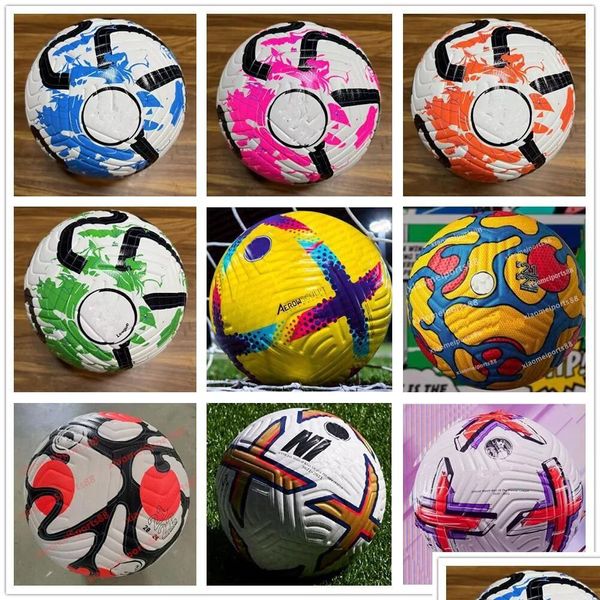 Balls Nuovo Top Club League Soccer Ball Dimensione 5 2023 2024 Finali di alta qualità di alta qualità 23 24 Ship football la nave senza aria Drop de Ott0a