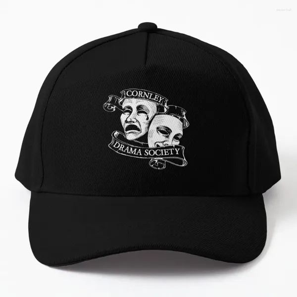 Ball Caps Cornley Drama Society (Sahne Mürettebatı Geri) Beyzbol Kapağı Trucker Hat Kızlar Erkekler