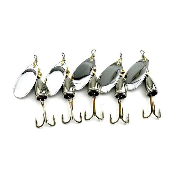 Yemler metal kaşık yapay yem 85g 65cm alaşım payetler balıkçılık rotasyon jigleri set kancalar minnow mücadele4