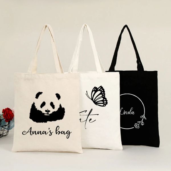 Bolsas personalizadas de grande capacidade de lona saco portátil saco de algodão simples shopping shopping bolsa de ombro bolsa de ombro do dia dos namorados presente