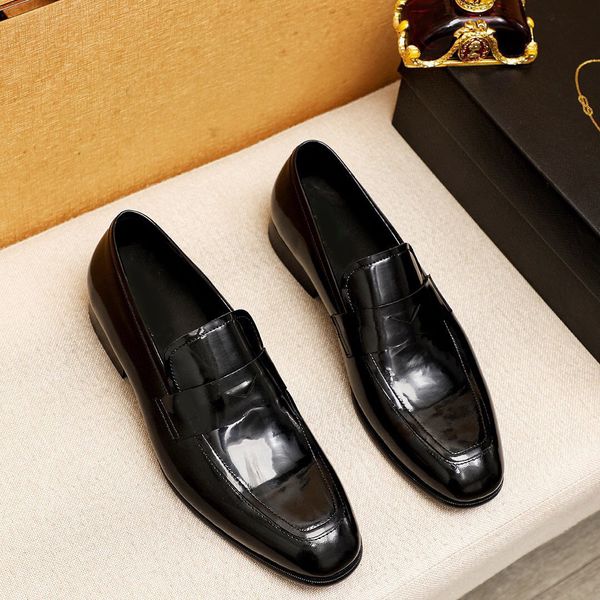 2024 Mens Wedding Party Designer Designer Shoes Men Casual обувь кожаная кожа Loafer Loafer Oxford Evening Formal Shoes Размер 38-45