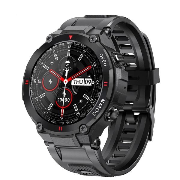 Steuerung 2021 Neue K22 Smart Watch Männer Sport Fitness Bluetooth Call Multifunktion Musik Steuervergünstigungswecker Reminder Smartwatch für Telefon