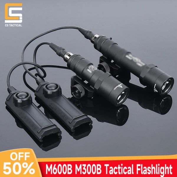 Scopes Surefir SF AiRsoft M300B M600B M600 WADSN POTENTE THIFICHIO TATTO FIT FIT 20MM PICATINNY RAIRO DI HAEPON GUA LED LED SCOUT