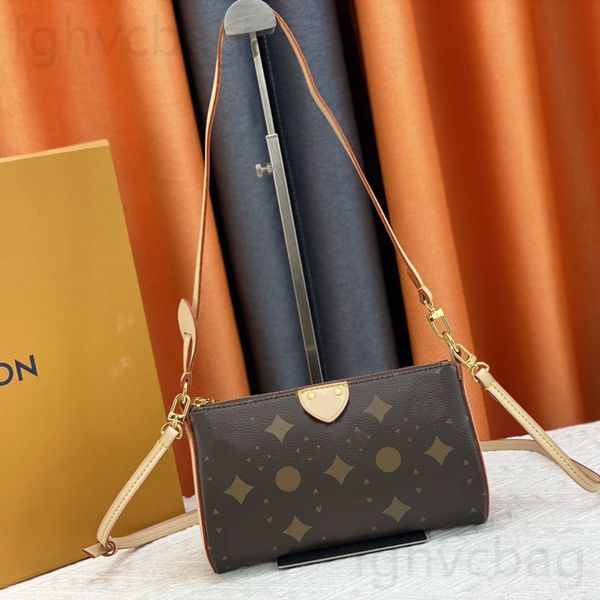 Lockhead Unterarmtasche Stylische Umhängetasche Echtes Leder Frauen Crossbody -Tasche Neue Designer Handtasche mit einer Halbmondbeutel