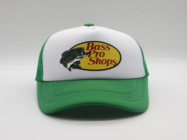 Ball Caps Bass Pro Shops Печать сетевой шапки Лето открытая оттенка Casual Cap Truck Hat6907801