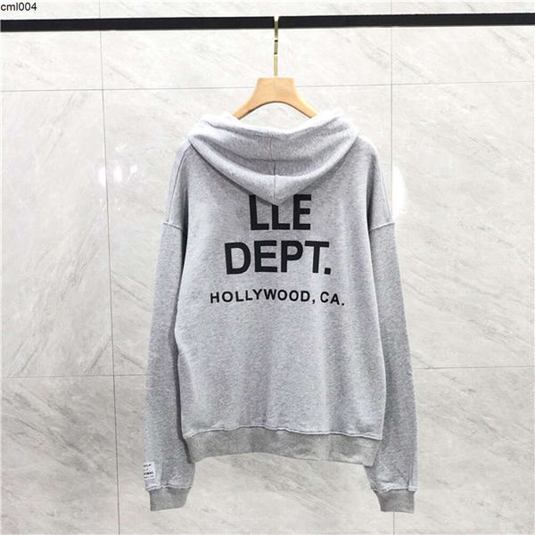 Herren Hoodies Sweatshirts Designer American Sweater Fashion Multicolor Basic Double Cotton Womens Loose Long Sleeve Drucken Tops