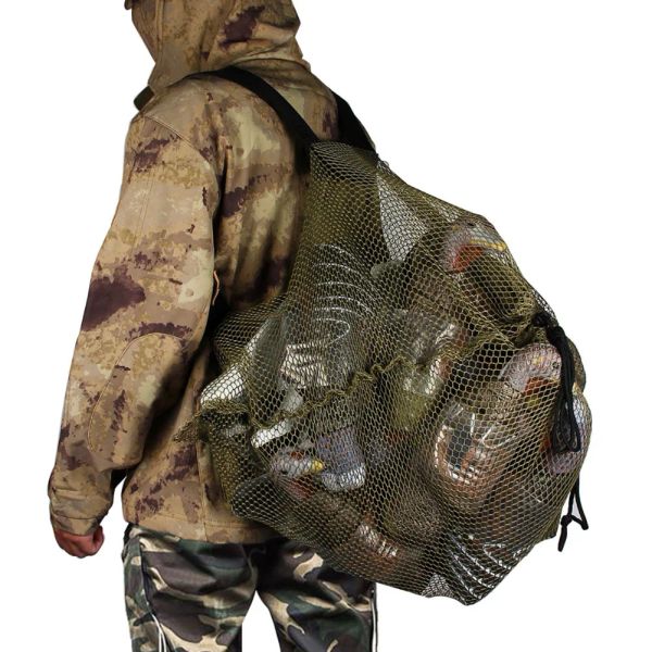 Packs Dekoy Mesh Bag Jagd Beutel für gefälschte Enten Truthahn Wasservögel Marllard mit Ententürkei Outdoor Hunting Package