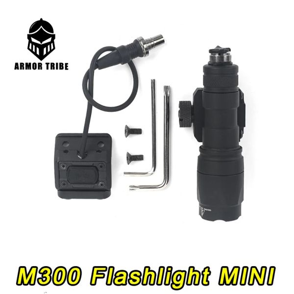 Escopos táticos sf m600 m600c lanterna de pressão remota interruptor de caça de caça ao peq dbal a2 scout light modbutton lite cauda para picatinny trilhos