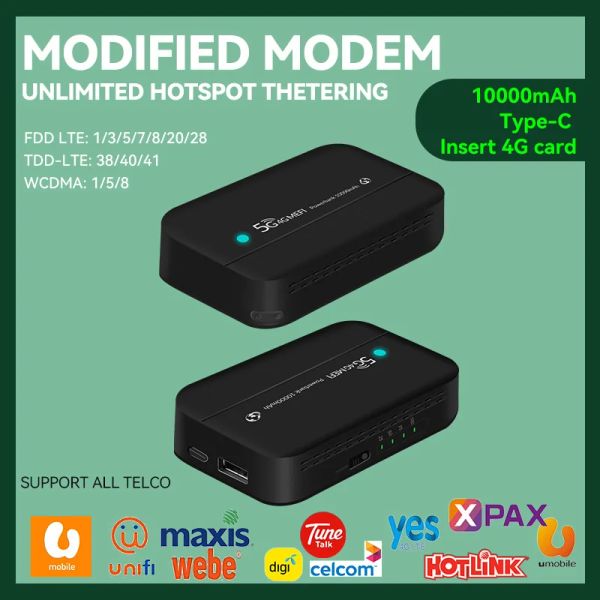 Router mfpw100 4g lte mobile wifi tasca thotspot mifi moder buildin 10000mah battary power bank speciale per europea Asia Africa