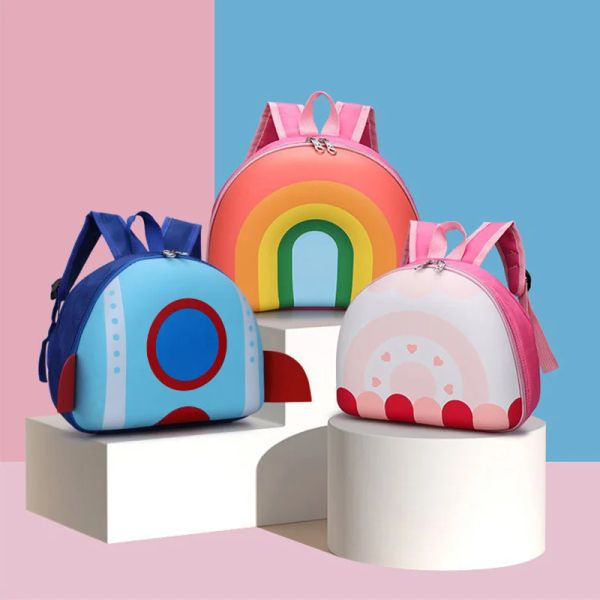 Bolsas de cartoon sacolas para crianças menino menina zíper à prova d'água do jardim de infância da escola primária de backpack para crianças estudante