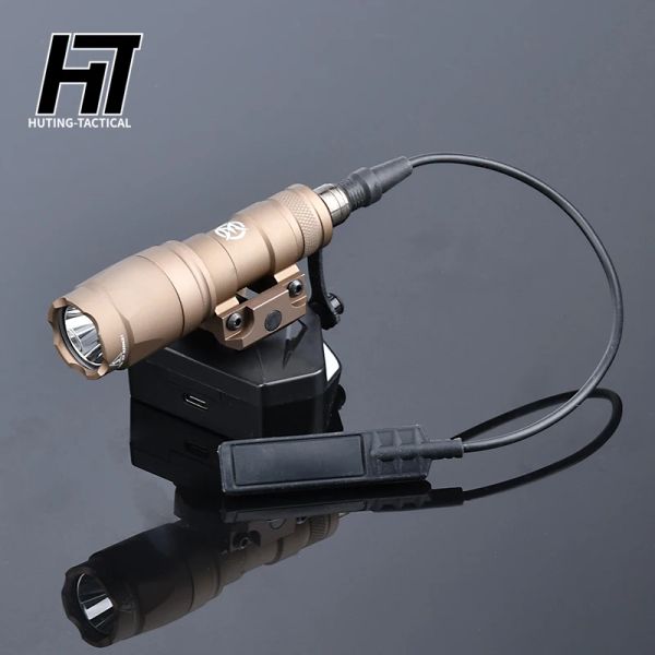 Scopes Metall Taschenlampe M300A M300 M600 Surfire Scout Light Airsoft Rifle Gun Accessoires Outdoor Jagdfeld LED LEGING PICATINTY