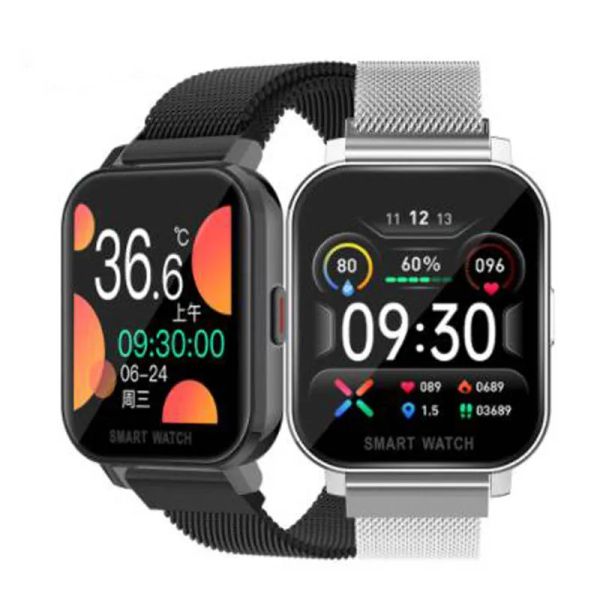 Braccialetti per Xiaomi 12 Pro Mi 10S 11 Redmi K50 Note 11 Pro Smart Watch Monitoraggio del clima corporeo Meteo Frequenza cardiaca smartwatch