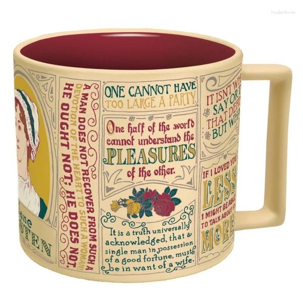 Caffetteria di lusso tazza vintage personalizzata viaggiatura di alta qualità arte moderna colazione ceramica tazas tazas tazze bc50fb