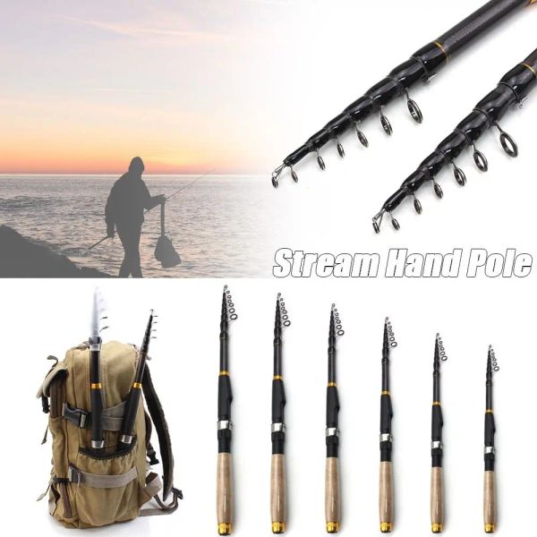 Combo Mini Ultralight Travel Bream Hand Pole Telescopic Fishing Rod Karpfenfischfischerei Tackle