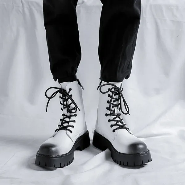 Botas de inverno masculino elegante tornozelo casual couro genuíno de luxo de luxo de luxo sapatos de trabalho