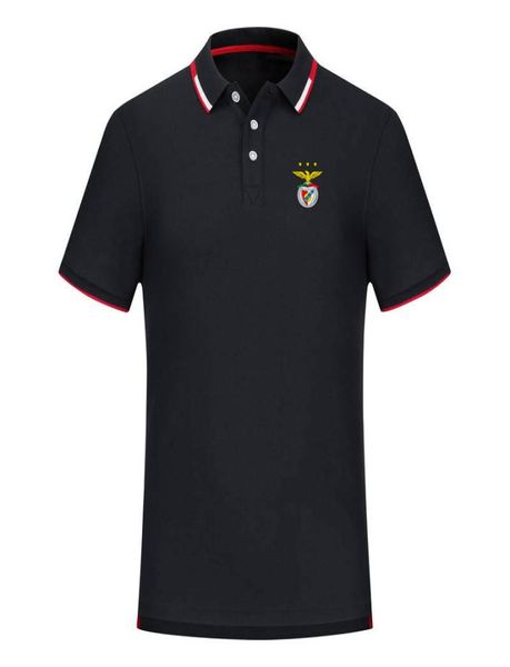 Benfica Spring and Summer New Cotton Football Polo Camisa Men039S Polo de lapela de manga curta pode ser DIY Men039S Polo Shir1533493