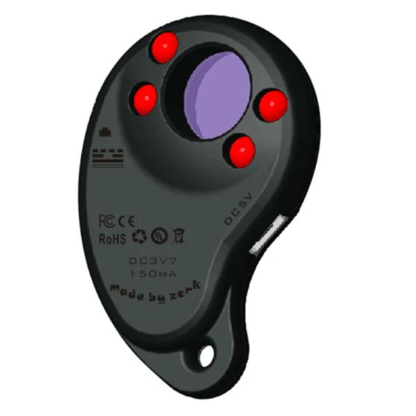 Detektor tragbarer Antispy Hidden Camera Laser Detektor Spionagekamera Finder mit vier IR -Licht