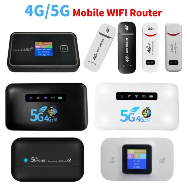Router 4G/ 5G Mobile WiFi -Router 150 Mbit/ s 4G LTE Wireless WiFi Tragbares Modem Outdoor Hotspot Taschentasche Wireless Router mit SIM -Kartensteckplatz