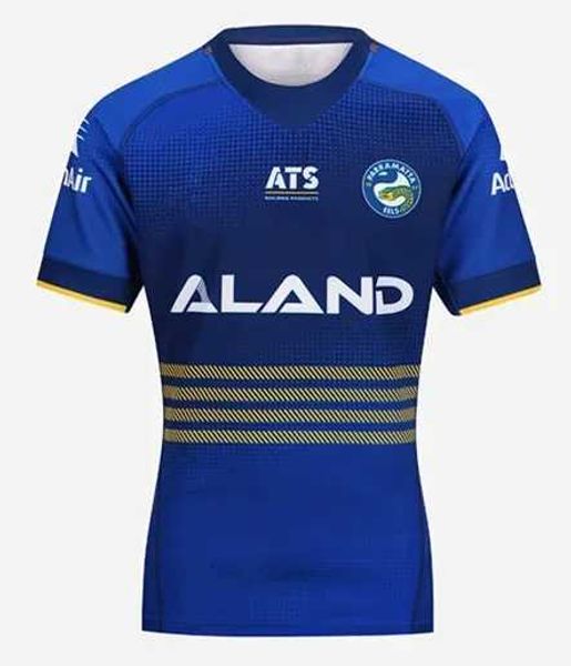 Parramatta Eels 2024 Mens Home Rugby Jersey Nome personalizado e tamanho Size S-M-L-XL-XXL-3XL-4xl-5xl