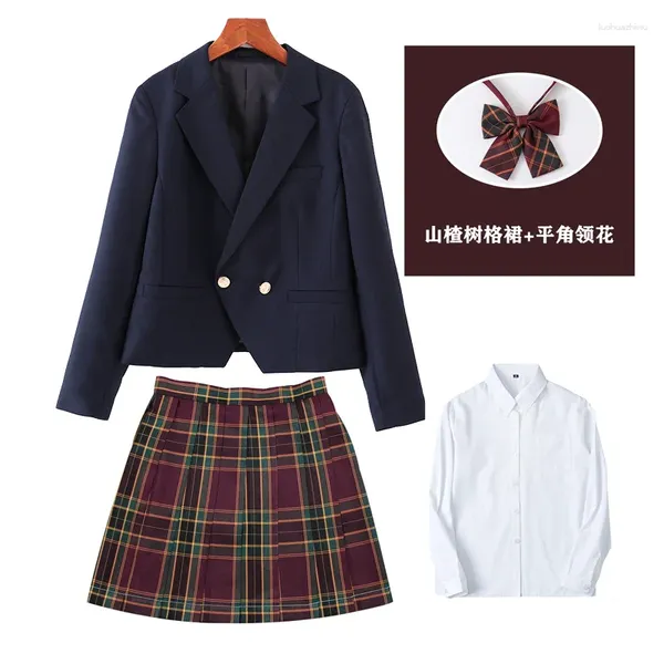 Set di abbigliamento set autunno e inverno giacca da cambio jk originale femmina giapponese uniforme scolastica autentica stile college in stile college