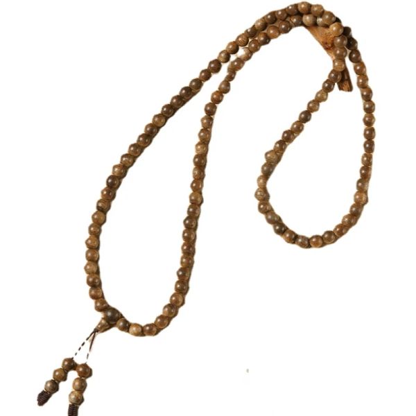 Fili Bracciale autentico in legno di agar naturale 108 Bracciale con perline portafortuna del Buddha 6,8 mm Perline di preghiera per coppie di uomini e donne