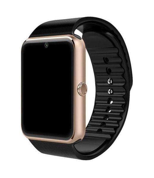 GT08 Fitness Tracker Sim Card Yuvası ile Akıllı Swatch Samsung ve iPhone Akıllı Telefon Akıllı Bileklik Bluetooth W6485542